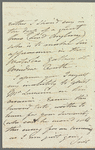 Martin Archer Shee to Jane Porter, autograph letter signed
