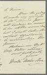 Martin Archer Shee to Jane Porter, autograph letter signed