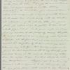 Francis Cunningham Belfour to Jane Porter, autograph letter signed