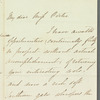 Elizabeth Buxton to Jane Porter, autograph letter signed