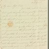 C. Laura Knowles to Jane Porter, autograph letter signed