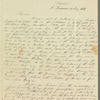 Thomas Carstairs Latto to Jane Porter, autograph letter signed