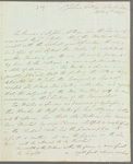 Bursar of St. John's College, Cambridge to Jane Porter, autograph letter third person