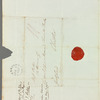 Bursar of St. John's College, Cambridge to Jane Porter, autograph letter third person