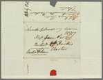 Lady P[almer?] to Jane Porter, letter cover (copy)