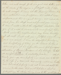 Sarah Booth to Jane Porter, autograph letter signed