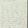 Wadham Harbin to Jane Porter, autograph letter signed