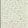Wadham Harbin to Jane Porter, autograph letter signed