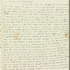 Selina Davenport to Jane Porter, autograph letter signed