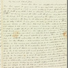 Selina Davenport to Jane Porter, autograph letter signed