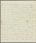 Charlotte Finch Raikes to Jane Porter, autograph letter signed