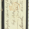 George FitzClarence, Lord Munster to Jane Porter, autograph letter signed