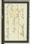 George FitzClarence, Lord Munster to Jane Porter, autograph letter signed