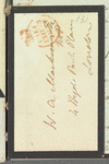 George FitzClarence, Lord Munster to William Alexander Mackinnon, autograph letter signed