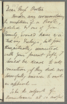 George FitzClarence, Lord Munster to Jane Porter, autograph letter signed