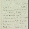 Theodore Sedgwick Fay to Jane Porter, autograph letter signed