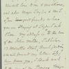 Theodore Sedgwick Fay to Jane Porter, autograph letter signed