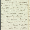 Mary Skinner to Robert Ker Porter, autograph letter signed