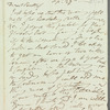 Jane Porter to Robert Ker Porter, autograph letter signed (copy)