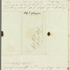 Isabella Alderson to Jane Porter, autograph letter signed