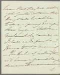 Sir John Macdonald to "My darling child," autograph letter signed
