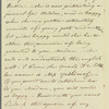 Pauline Balabin to Jane Porter, autograph letter signed