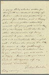 Pauline Balabin to Jane Porter, autograph letter signed
