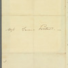 Pauline Balabin to Jane Porter, autograph letter signed