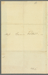 Pauline Balabin to Jane Porter, autograph letter signed