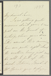 Hannah Maria Theresa Spicer to Jane Porter, autograph letter signed