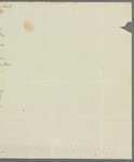 Wadham Harbin to Hannah Maria Theresa Spicer, autograph letter signed