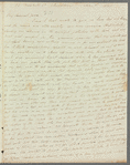 Selina Davenport to Jane Porter, autograph letter signed
