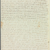 Selina Davenport to Jane Porter, autograph letter signed