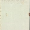 Selina Davenport to Jane Porter, autograph letter signed