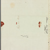 Selina Davenport to Jane Porter, autograph letter signed