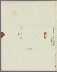 Selina Davenport to Jane Porter, autograph letter signed