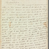 Selina Davenport to Jane Porter, autograph letter signed