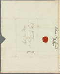 Selina Davenport to Jane Porter, autograph letter signed