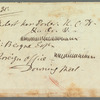 Jane Porter to Robert Ker Porter, autograph envelope