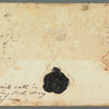 Jane Porter to Robert Ker Porter, autograph envelope