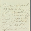 Mrs. Ogle to Jane Porter, autograph letter