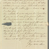 George Archer Shee to Jane Porter, autograph letter signed