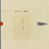 George Archer Shee to Jane Porter, autograph letter signed