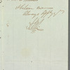 Alexander M. Lockhart to Jane Porter, autograph letter signed
