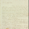 John Landseer to Jane Porter, autograph letter signed