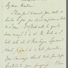 Sir Peter Laurie to Jane Porter, autograph letter signed