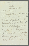 Sir Peter Laurie to Jane Porter, autograph letter signed