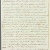 Sarah Gill to Jane Porter, autograph letter signed