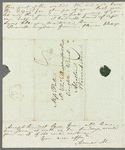 Anna Middleton to Jane Porter, autograph letter signed