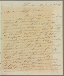 Thomas Morgan to Jane Porter, autograph letter signed